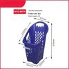 N60 Wheeled Plastic Shopping Basket