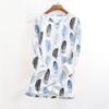 Women's Fashionable Printed Round Neck Long Sleeved Plush Warm Pullover Top