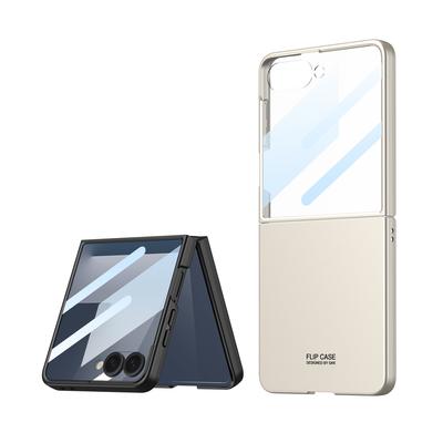 Samsung ZFlip7 Mobile Phone Case Folding Screen Ultra Thin Full Inclusive Protective Case Film Anti Fall Flip7 Protective Case Trend