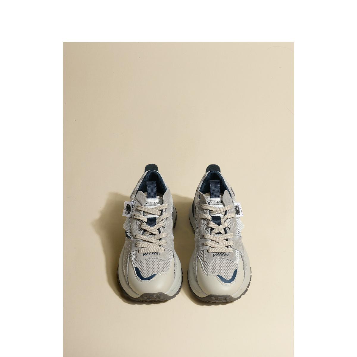 

Туфли Daddy Shoes на толстой подошве в тон, женские, весенние, новые, повседневные, спортивные, универсальные, вафельные, Forrest Gump 40