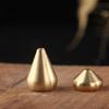 1 Pure Copper Incense Holder Used for Incense Sticks Coil Bottles Gourd-shaped Copper Incense Holder