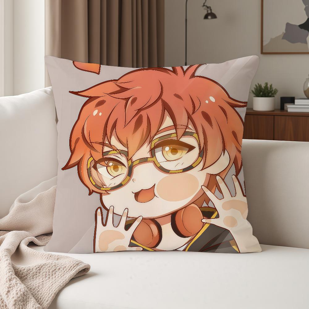 Hot Game M-Mystic Messenger 707 Pillow Case Suitable For Bedrooms Living Rooms Cars Home Decoration