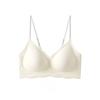 Shiny Strap Tank Top Bra, Cool Touch Lifting Foundation Breathable Modal Silk Seamless Women's Lingerie