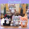 Adorable Fox Plush Keychain Soft Pp Cotton Filled Stuffed Animal Toy