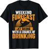 Wochenendvorhersage Jetskiing - Jetski-Liebhaber Urlaubsgeschenk Unisex T-Shirt