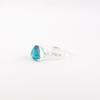 Apatite Gemstone 925 Stamped Silver Jewelry Handmade Triangle Shape Ring For Her CZR-10-1