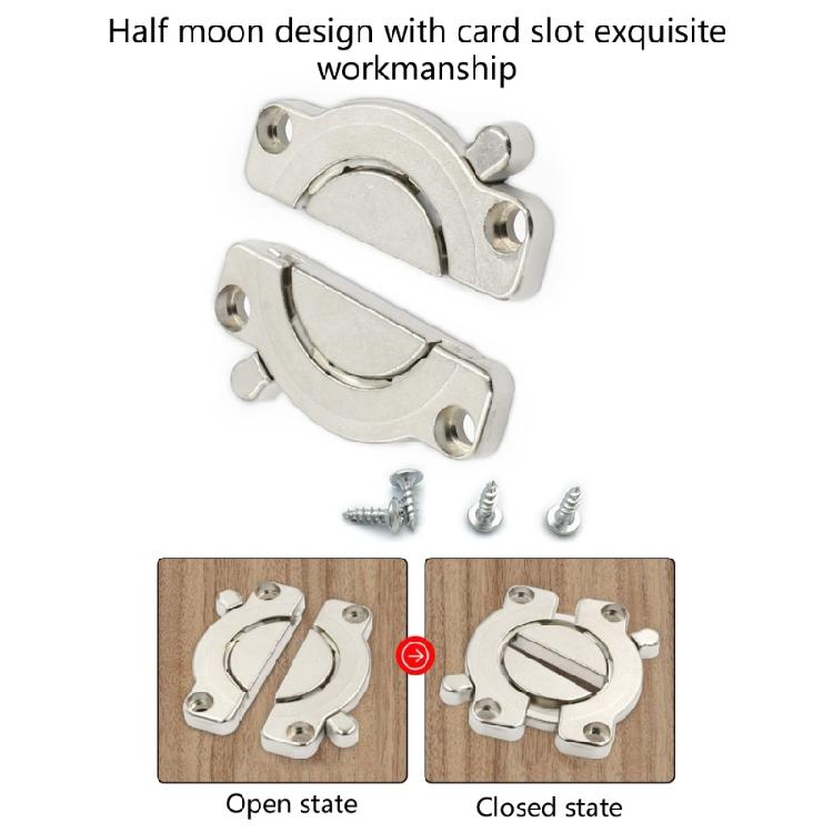 Dining Table Leaf Fastener Metal Hardware Fastening Combination Joint for DIY