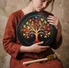 Boho Style Hand‑Beat Drum Home Decor for Entertainment Gathering
