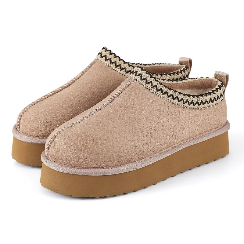 Fashion Shevalues Fluffy Women Slippers Platform Winter Fuzzy House Cotton Boots Brand Plush Indoor Slides High Quality Fur House Shoes