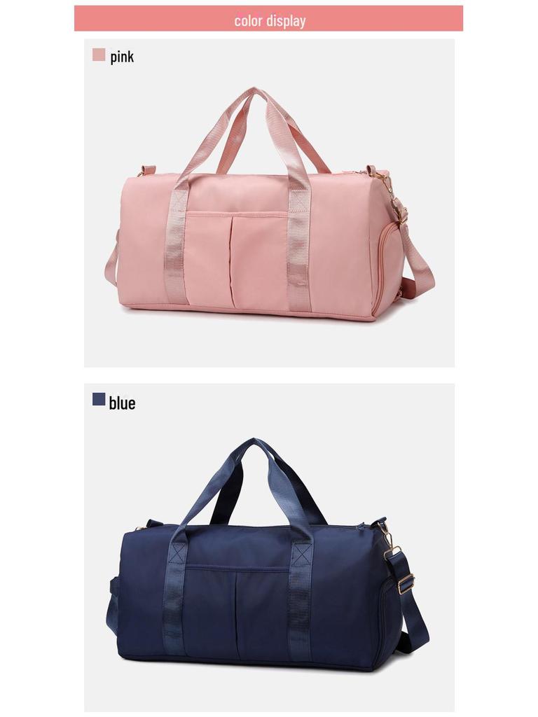 Sleek Travel Bag with Shoe Compartment, Wet/Dry Separation, Lightweight Messenger-Style for Swimming & Fitness