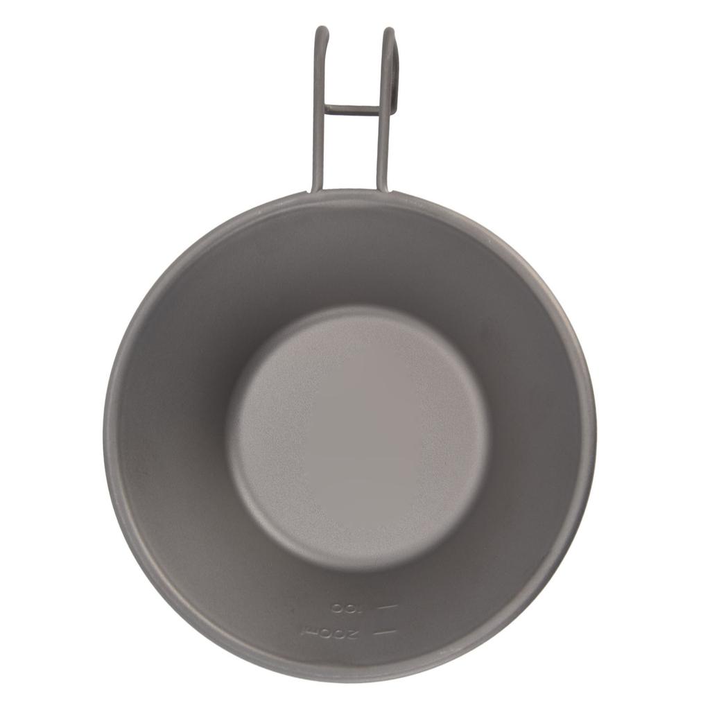Ultralight Camping Cookware Outdoor Camping Picnic Bowl Cup with Folding Handle for Hiking