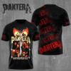 Populaire Groupe de Heavy Metal Rock Pantera Impression 3D Hommes Femmes T-shirt Col Rond Manches Courtes Hip Hop Haut Streetwear Décontracté T-shirts Adultes