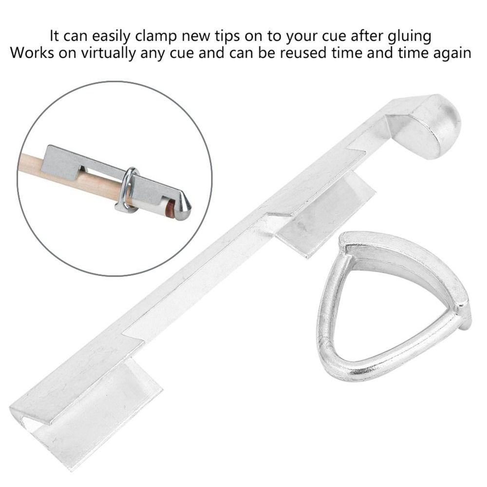 Aluminum Alloy Tip Press Shape Tool Portable Accessories End Fixer  Billiards Maintenance