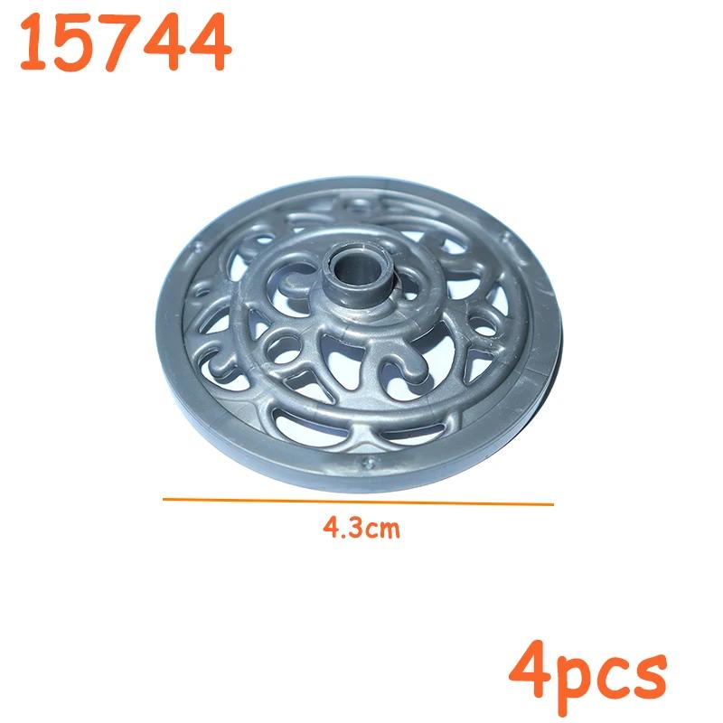 Non-Toxic Tire Wheel Cross Hole Car Truck Wheels Hub Hard Plastic Technical Bricks Moc Motorcycle Tyre & Rim Construction Building Blocks