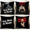 Fashion R-RReal Hasta La Muerte Cushion Cover Comfortable Reversible Pillow Cover Ideal for Car Sofa Bedroom & Beyond