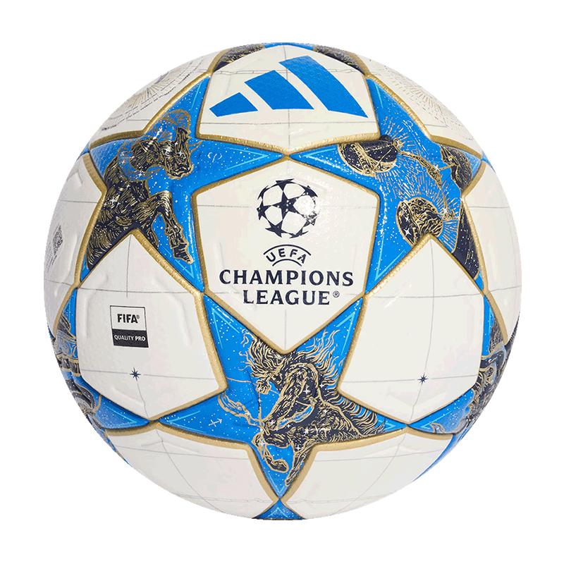

Adidas Size 5 Seamless Thermal bonding Pu Blue White Soccer Ball Unisex JD0188 Size 5 Ball