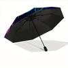 1pc Jellyfish Pattern Automatic Open, Sturdy Iron Frame, Compact Folding Design, All-Season Portable Umbrella for Women & Men yy250801083