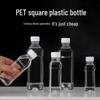 Disposable Transparent Plastic Bottle with Lid - Half Jin Size, Food-Grade for Mineral Water or Juice