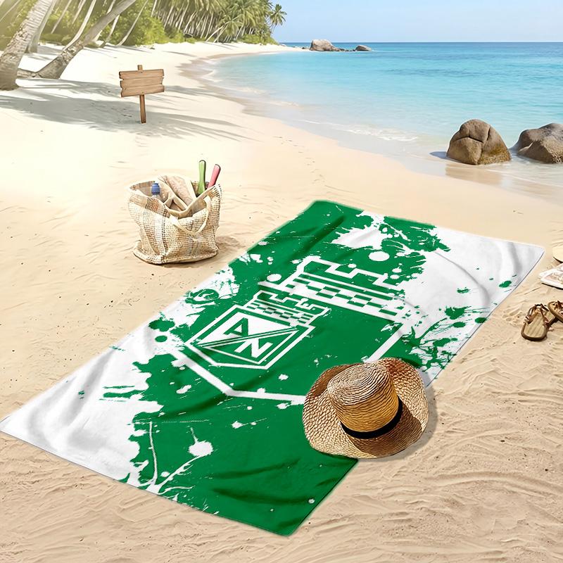 Atlético Nacional Printed Beach Towel Quick Dry Soft TowelPortable Large Rectangular Beach Blanket for Travel Swimming Pool