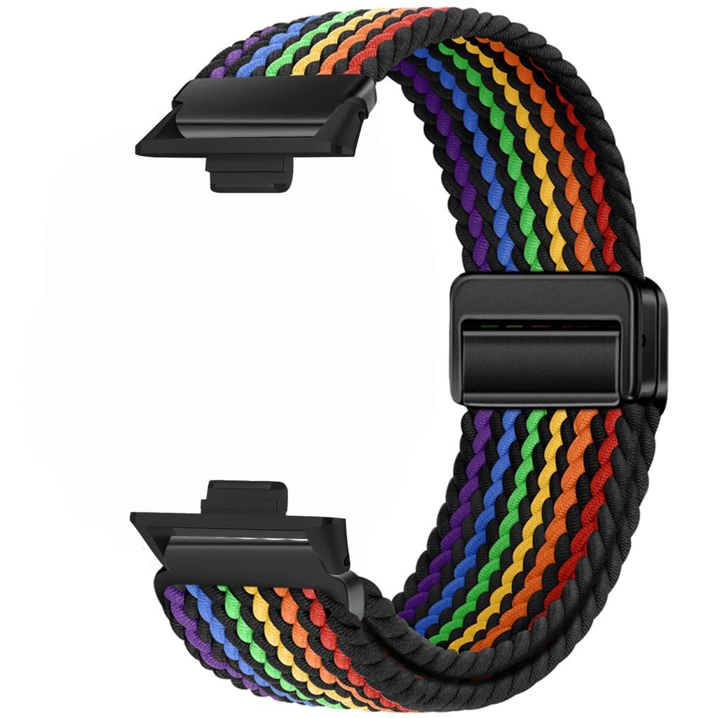 Magnetic Braided Nylon Loop Band for Xiaomi Redmi Watch 5 4 Strap Adjustable Sport Replacement Correa Bracelet Mi Band 9 8 Pro