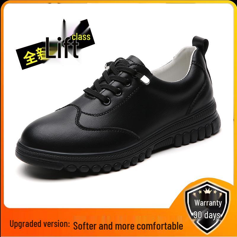 Woodpecker Women's Genuine Leather Casual Shoes - 2025 Spring/Autumn, Soft Sole & Upper, Comfortable for Everyday Wear.