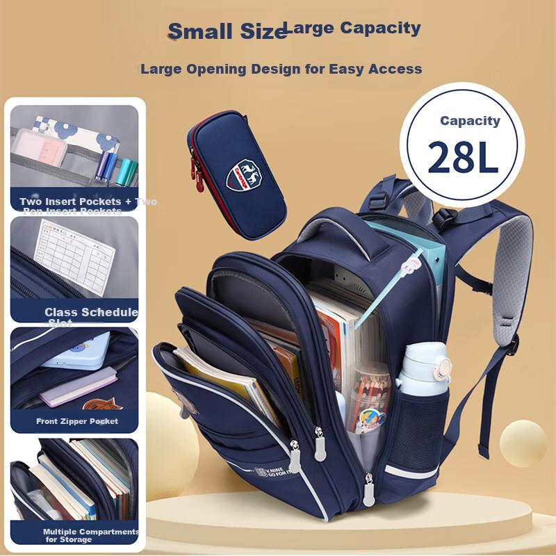 Dijiuchengbao Schoolbag for Primary School Students Grades 3-6, Stress-Relieving Children's Backpack,
