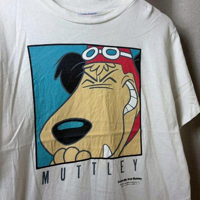 Vintage Dastardly and Muttley Cartoon Hanna Barbera Shirt Size M Rl04