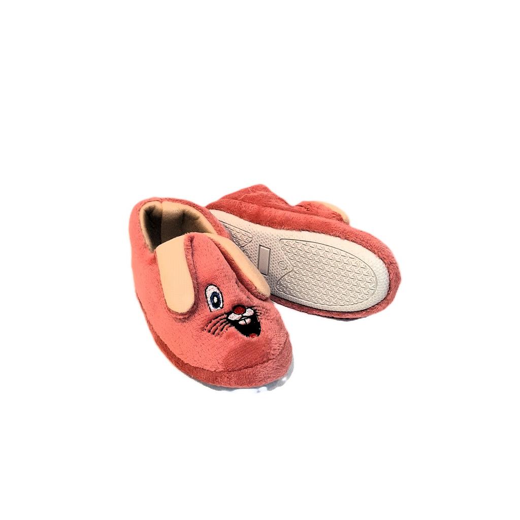 Fiyra Ebr Pink Color Animal Figure Rabbit Kids Slippers