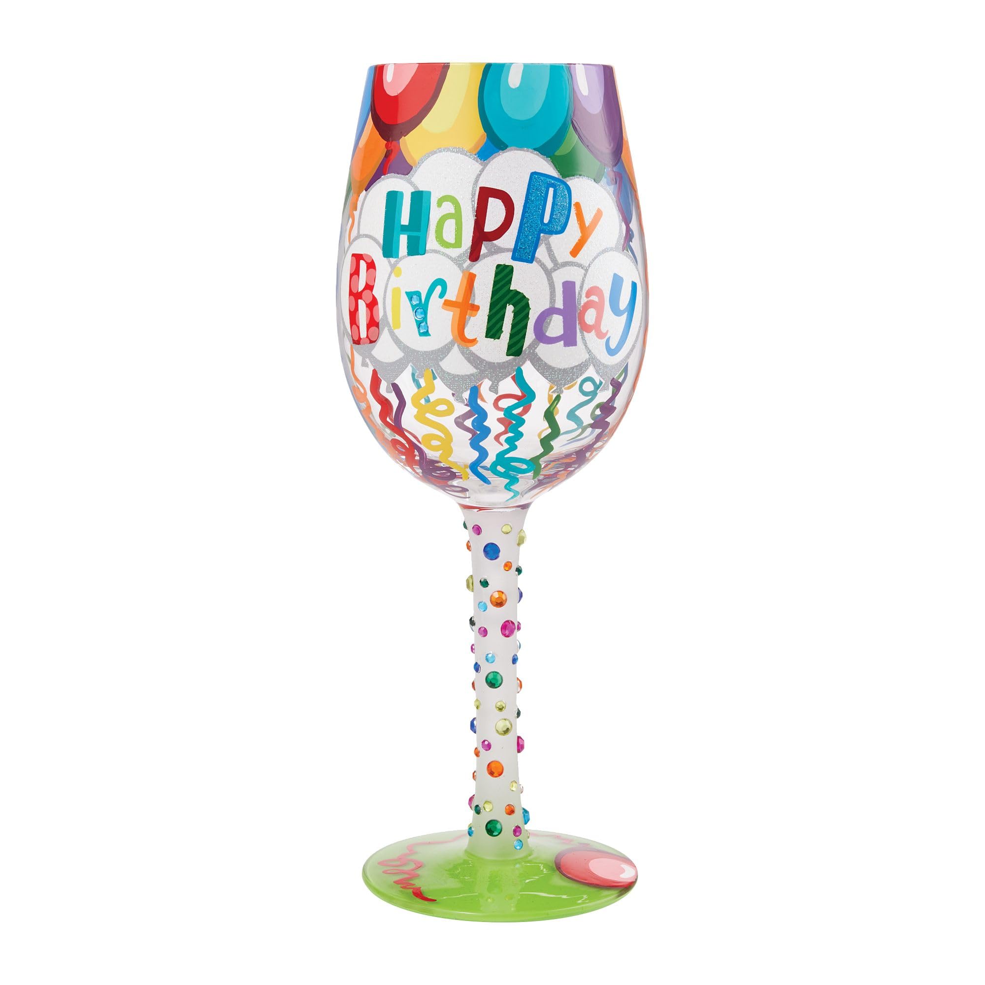 

Wine glass BIRTHDAY STREAMERS 6009211 [Lolita]