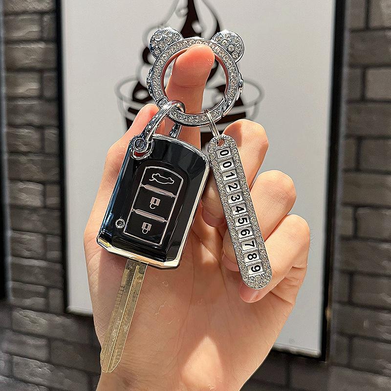 TPU Etui na Kluczyk Samochodowy Pokrowiec Ochronna Muszla Brelok Do Mitsubishi Asx Ash Outlander Lancer Ex Galant Pajero L200 Akcesoria