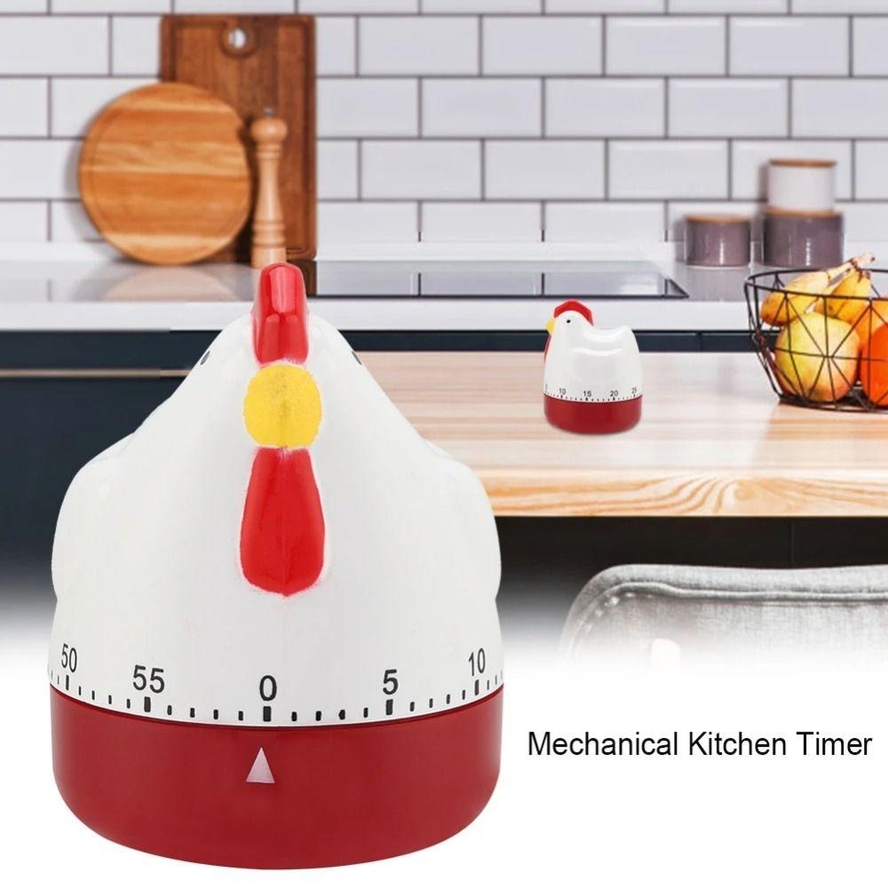 60 Minutes Chicken Timer Plastic Kitchen Timer New Countdown Reminder  Kitchen Tools