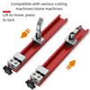 Precision Aluminium Alloy Cutting Machine Guide Rail with Adjustable Track and Dual Latch Mechanism for Stable Woodworking Cuts