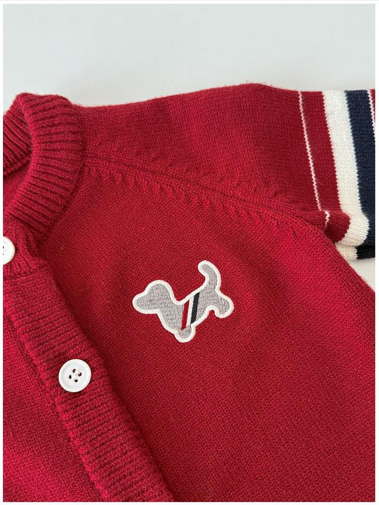 2026 New Year Red Family Sweaters: Parent-Child, Baby, and Toddler Outfits for Family of Three or Four