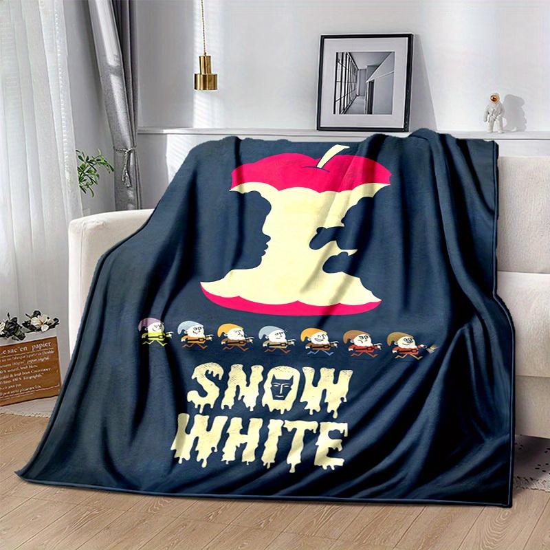 

1pc, Snow White-Inspired Home Decor: Cozy Blanket Perfect Gift for Bedroom, Living Room, Travel, Camping, Car 80x120cm