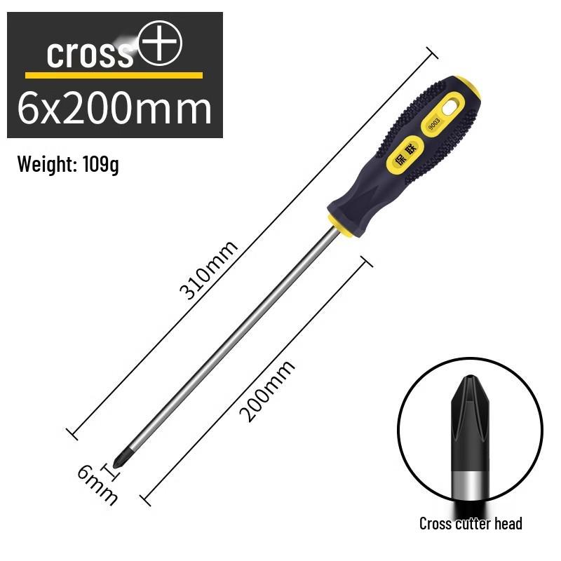 Przemysłowy Magnetyczny Zestaw Śrubokrętów Phillips i Płaskich - Zawiera Bardzo Twarde, Mocne i Małe Narzędzia