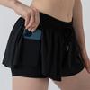 Women's Flowing Sports Shorts Gym Yoga Workout Running Tennis Skirt Comfortable Skirts with Pockets