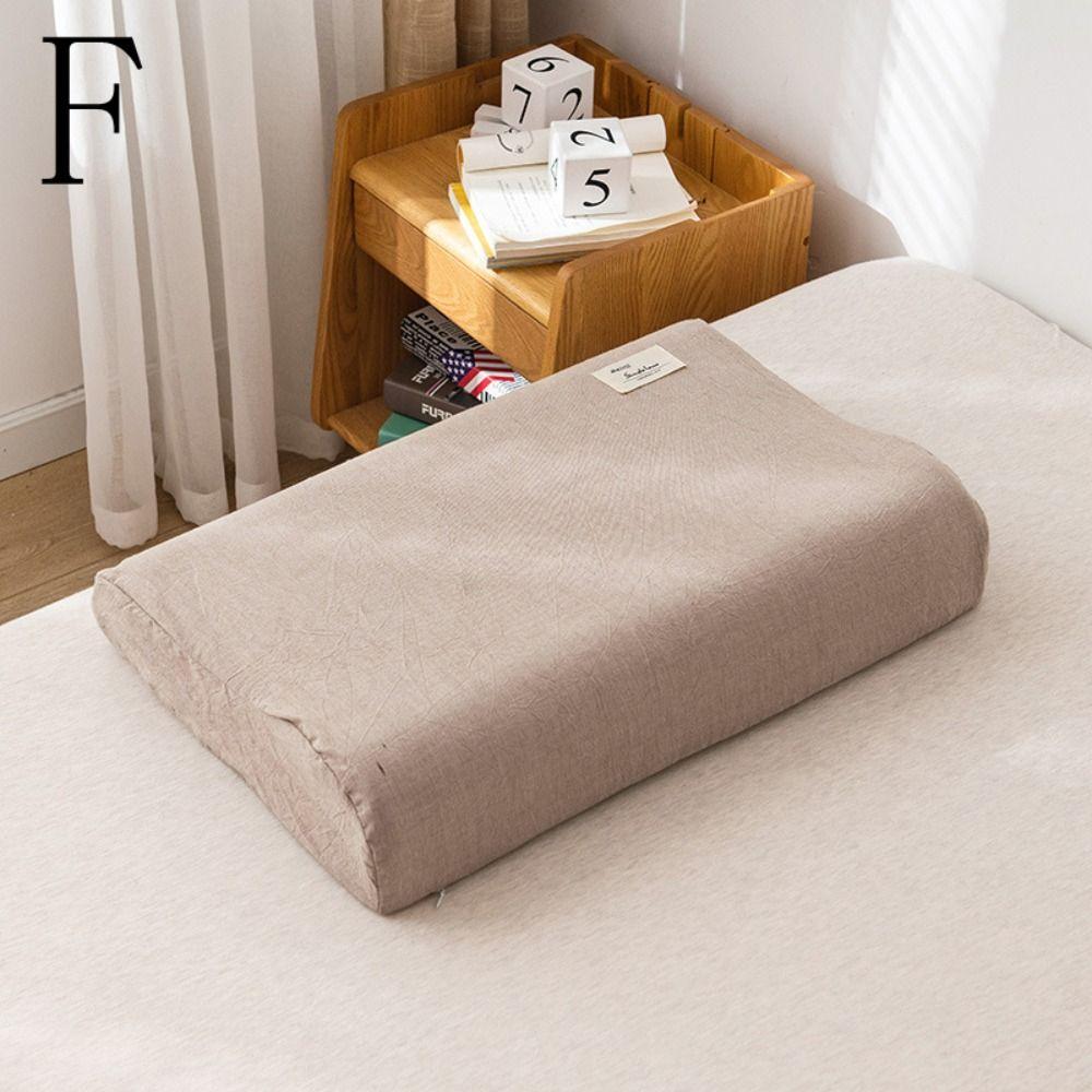 

Хлопковая наволочка из латекса однотонная наволочка для сна домашний текстиль наволочка для подушки женщины S-F