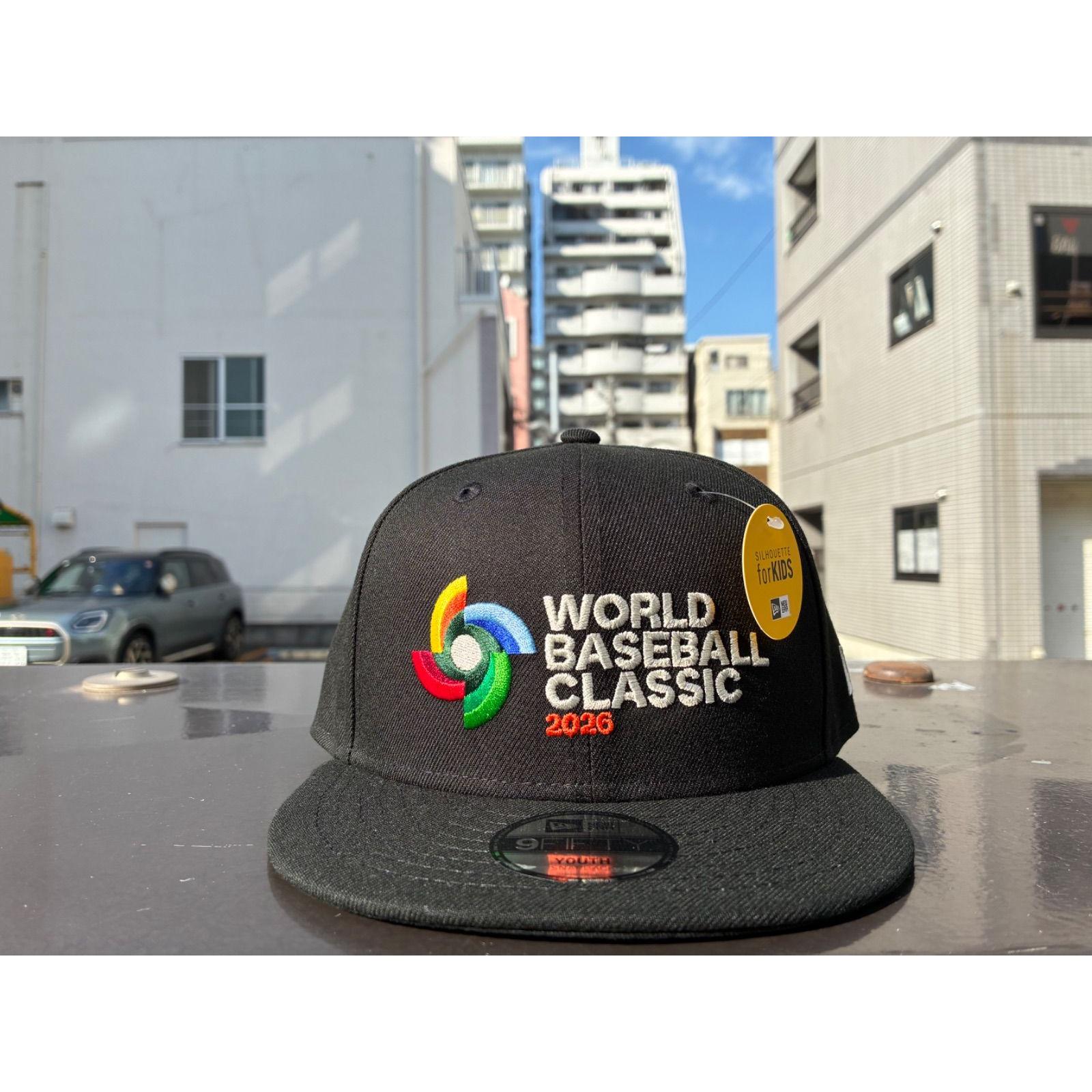 Used NEW ERA Kids Youth 9FIFTY World Baseball Classic WBC Logo Black Multi 4620 + Shipping 550