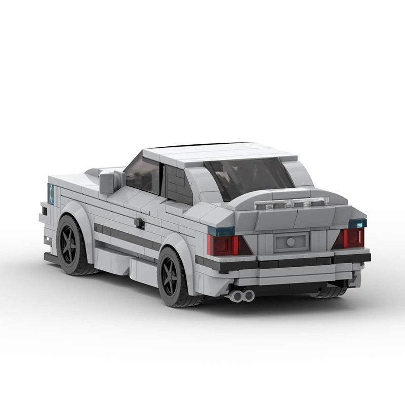 Cross-border MOC-Compatible Lego BMW M3 E36 Building Blocks - 8-Stud Car Model Toy for Boys
