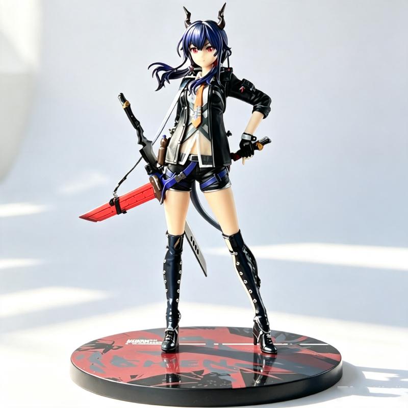 26cm Arknights Action Figure Chen Game Figuras Anime GK Statue Model Doll Ornaments Toys for Fans Collectible Peripheral Gift