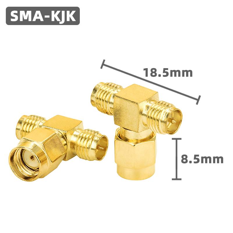SMA To SMA Straight 3 Way 90 135 Degree Adapter RF Coax Connector RP SMA Coupler Converter