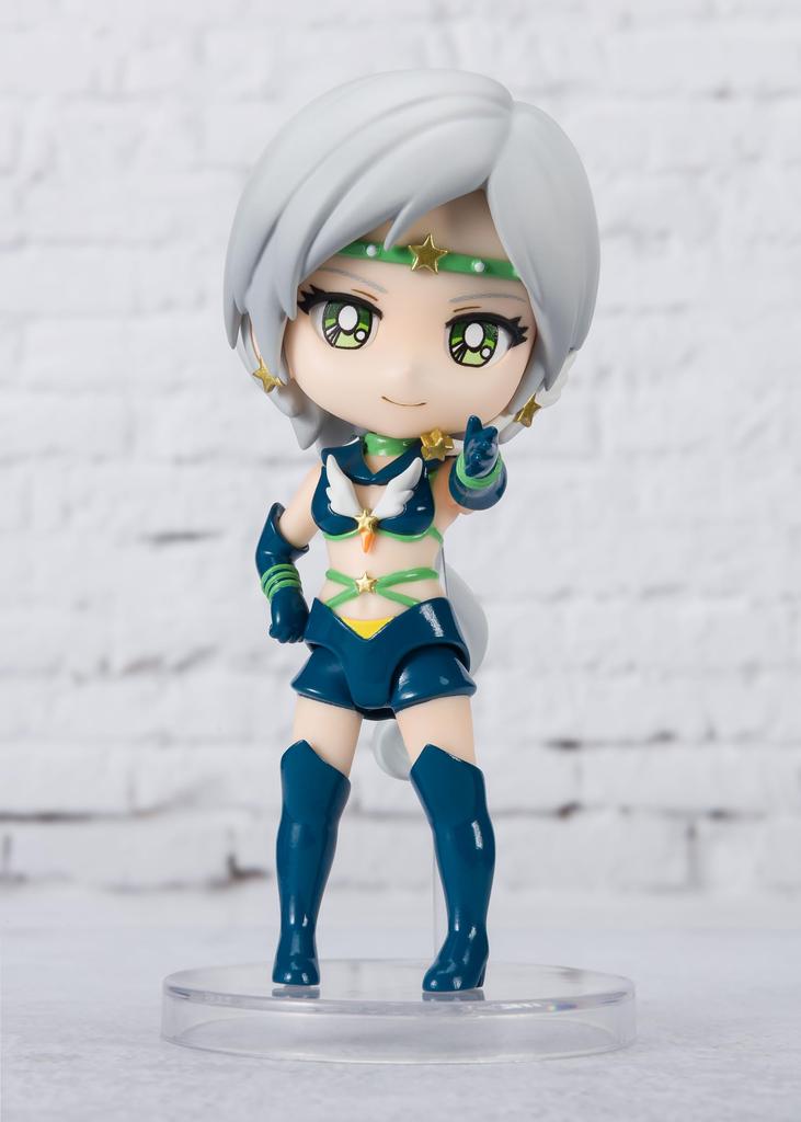TAMASHII NATIONS Figuarts mini Film versiyonu Sailor Moon Cosmos Sailor Star Healer Yaklaşık 90mm boyalı hareketli figür -Cosmos edisyonu- PVC ve ABS