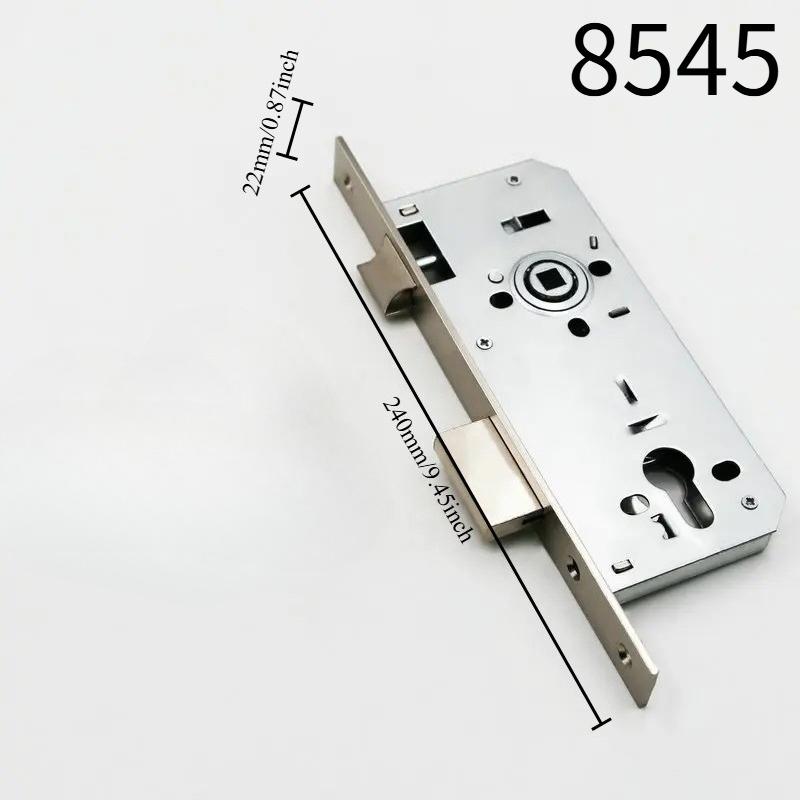 Universal Anti-Theft 8545 Wooden Door Lock Body with Deadbolt & Cylinder Lock for Indoor/Outdoor Bedroom Hotel Security Hardware 01