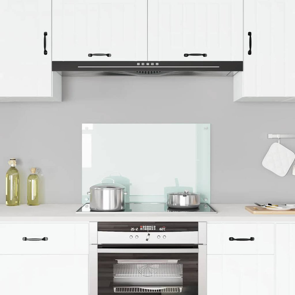 Kitchen Backsplash 80x50 Cm Tempered Glass