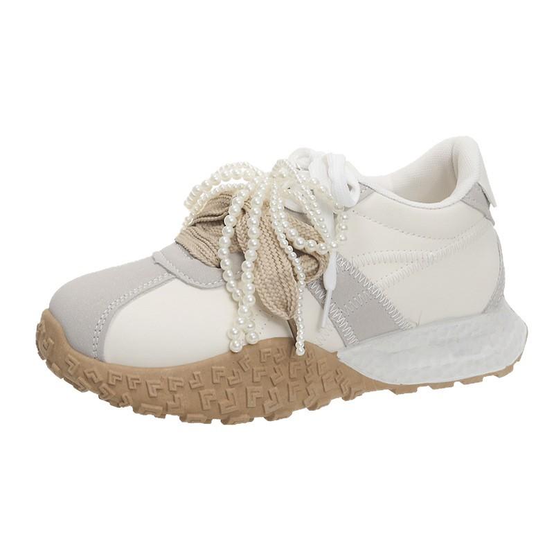 Ballet style thick-soled inner height-increasing Forrest Gump shoes for women's 2025 new small height-increasing and thin casual sports women's shoes