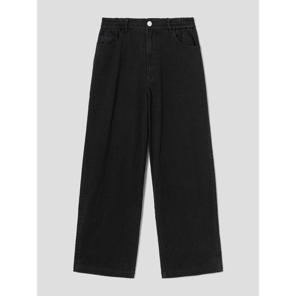 Saendeusaundeu Cachion Banding Pants Black