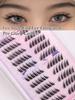 Brown Lashes New Type 10 Rows Glue Free Lashes Easy Application Eyelashes Reusable Lash Clusters with No Glue Needed