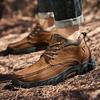 Plus-size Shoes, Outdoor Shoes, Men's Shoes, Wide-toe Shoes, Thick-soled Casual Leather Shoes