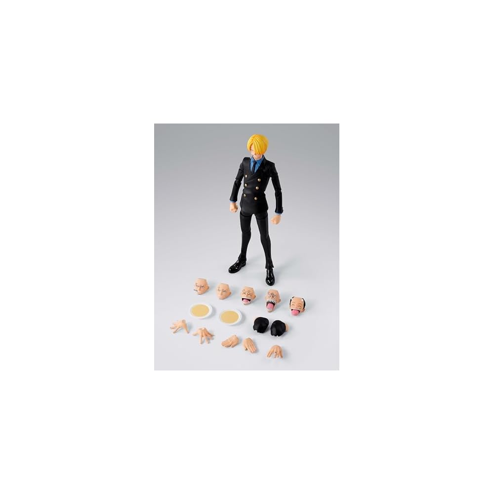 TAMASHII NATIONS S.H. Figuarts One Piece Sanji Adventure Dawn 155mm PVC ABS Action Figure