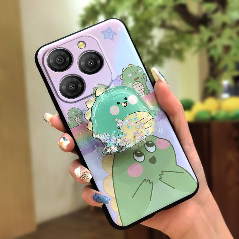 Anti-knock Simplicity Phone Case For Blackview Shark9 5G Durable Quicksand TPU Phone Lens Protection Cartoon Soft Case